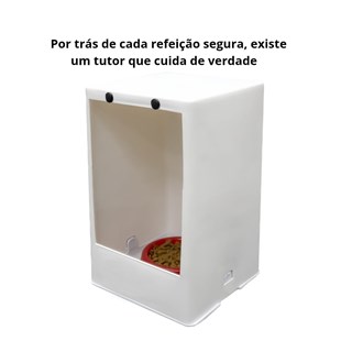 Protetor de pote de ração para cães  comedouro bebedouro 