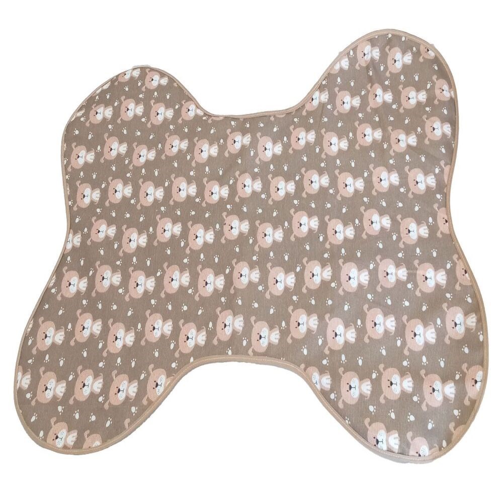 Tapete Comedouro Impermeável para Cães -Avelã | Reutilizável