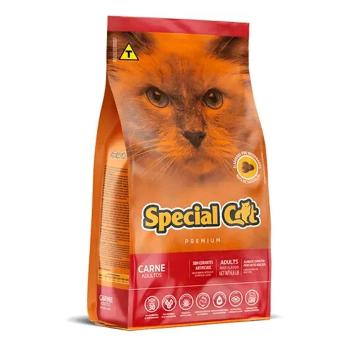 Ração Special Cat Premium Gatos Adultos Carne 10kg