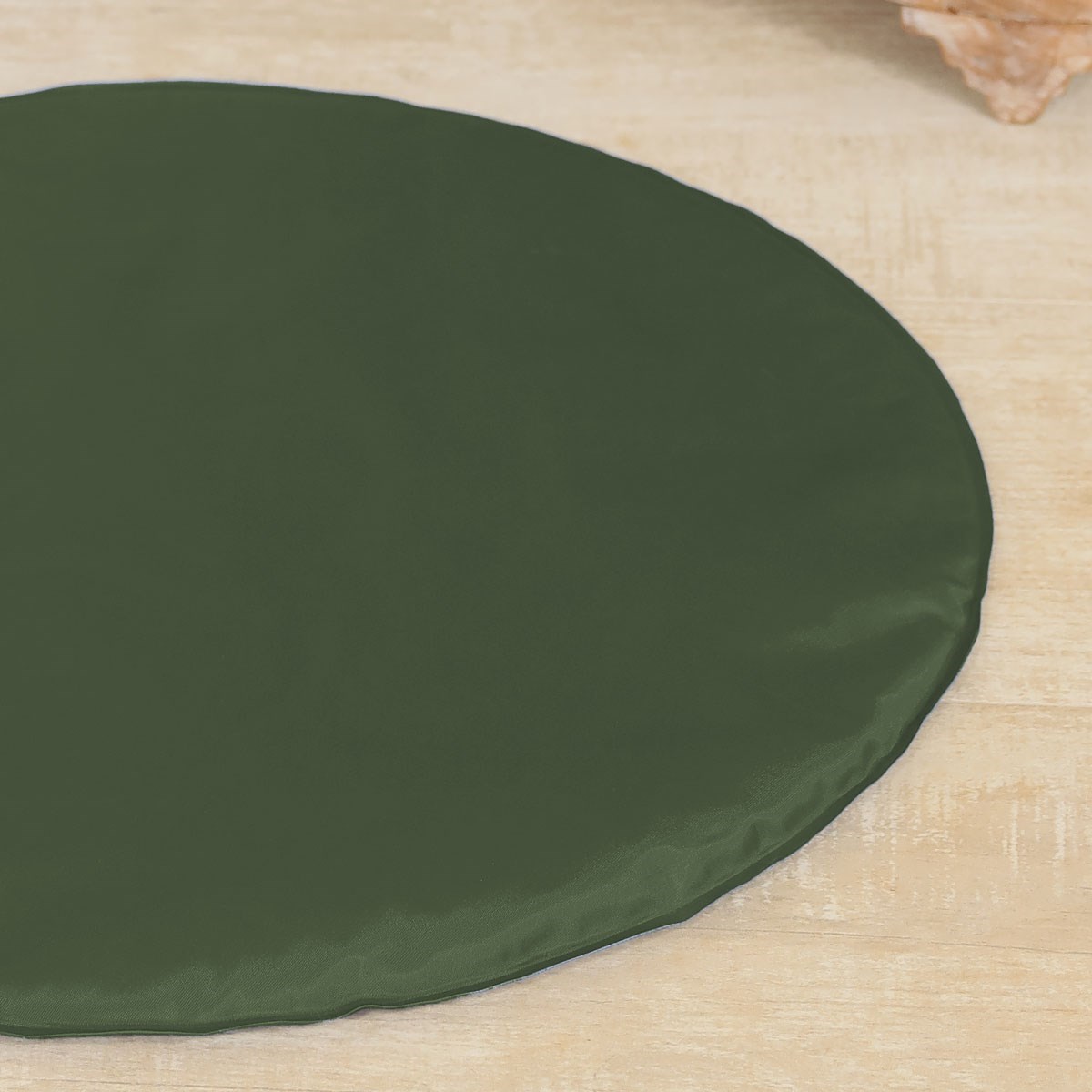 Tapete Gelado Redondo para Pets Verde Médio -  Impermeável e Refrescante para Dias Quentes para Pets