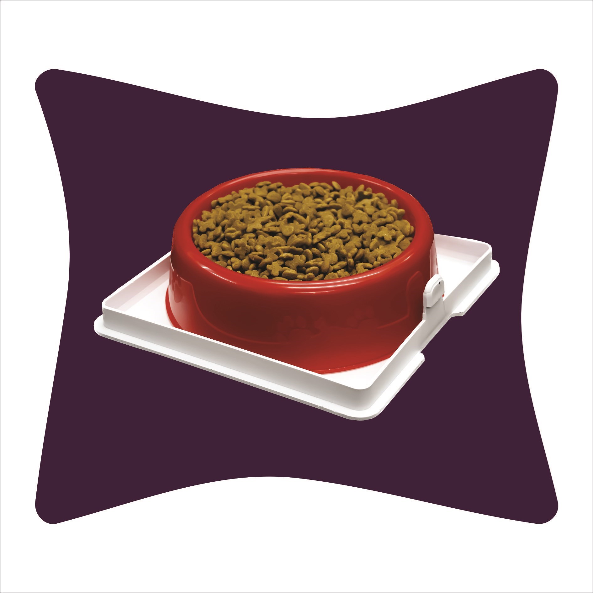 comedouro bebedouro higienico para caes protege 100% água e ração