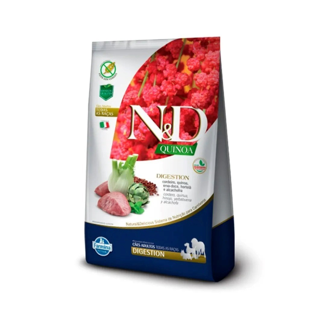 Ração N&D Quinoa Gatos Adultos Digestion Cordeiro 1,5kg