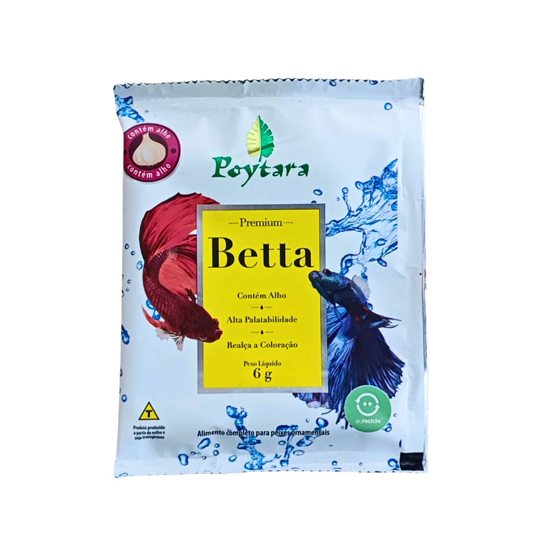 RAÇÃO POYTARA BETTA 6 G SACHÊ