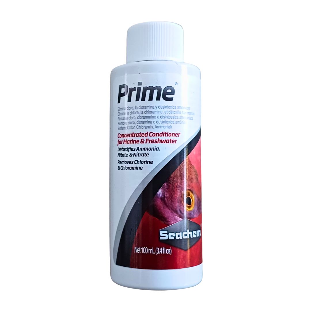 SEACHEM PRIME 100ML - CONDICIONADOR PARA AQUÁRIOS