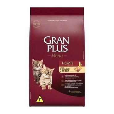 Ração GranPlus Gatos Filhotes Frango e Arroz 10kg