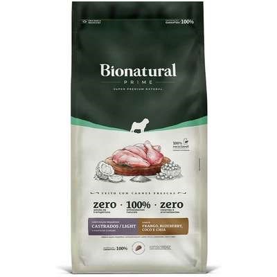 Bionatural Super Premium Light Cães Adultos Raças Pequenas Frango 10kg