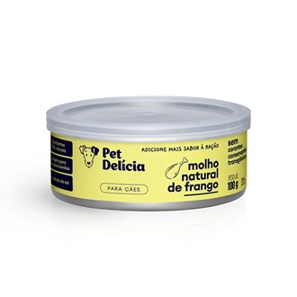Molho Natural de Frango Cão Pet Delícia 100g