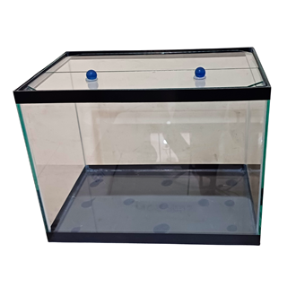 AQUÁRIO 40 X 25 X 30 CM - 30 L - VIDRO 4 MM ( SILICONE INCOLOR )
