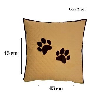Almofada Decorativa Pet Avelã- Decoração e Conforto