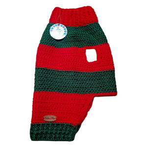 Suéter Listrado Verde & Vermelho – Estilo Retrô com Calor Extra!
