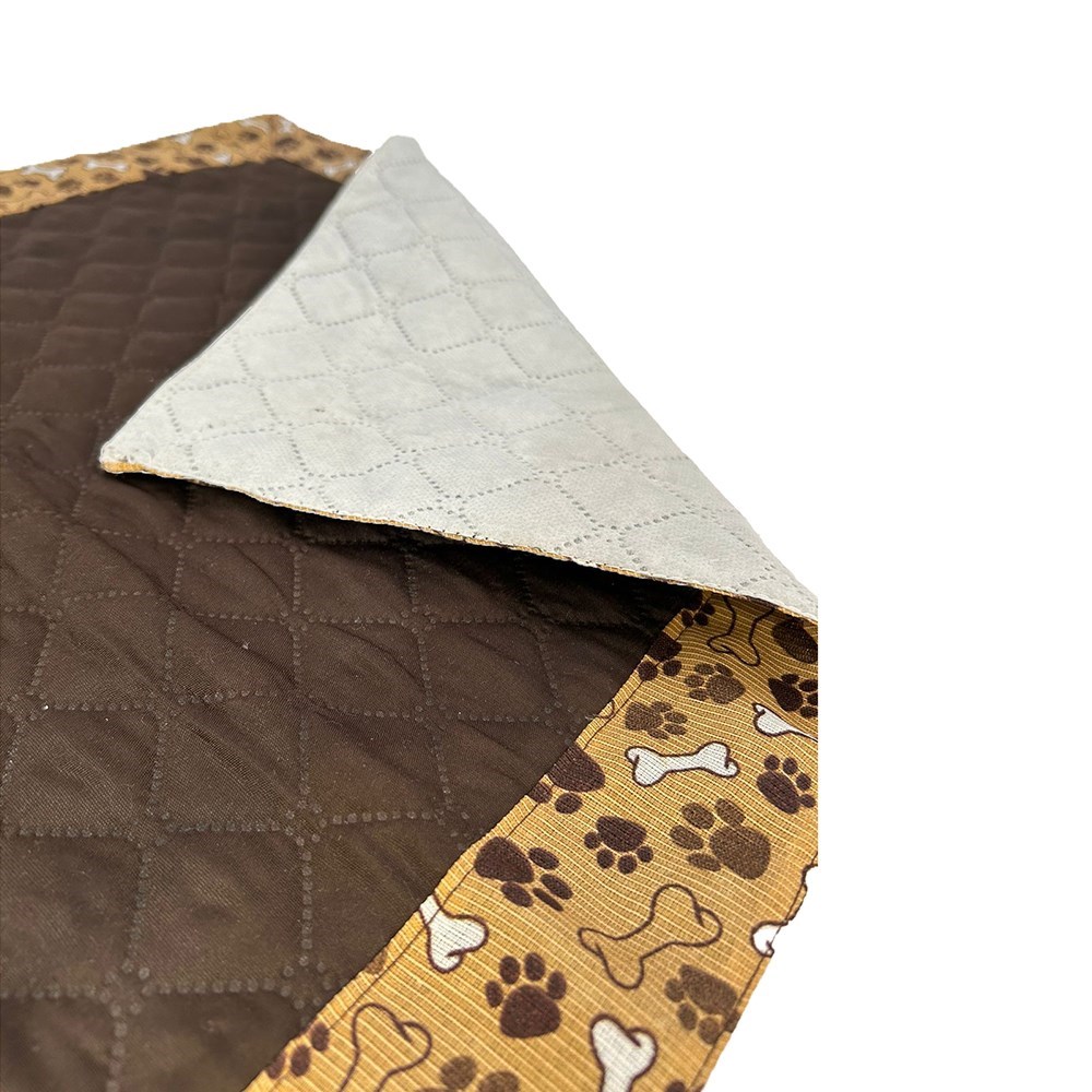  Tapete Higiênico Impermeável para Pets - Grande,Cacau Reutilizável 