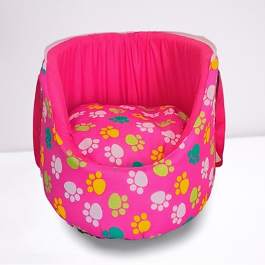 Bolsa Cama Pet 2 em 1 Impermeável para Transporte  Pink
