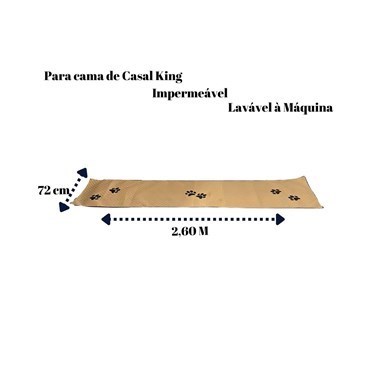 Peseira Pet Impermeável King Avelã