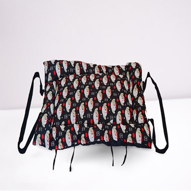 Colchonete  e Bolsa Pet 2 em 1 Impermeável– Dog Preto (Colchonete que Vira Bolsa)