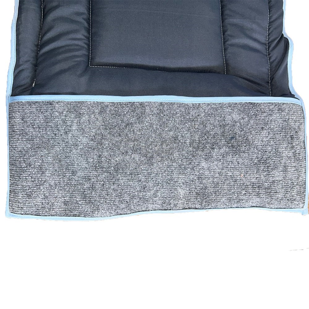 Colchonete Tapete Pet P/ Gatos Médio com Arranhador Azul