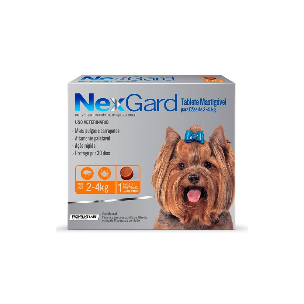 Nexgard Cães P- 2 a 4kg  1 unidade
