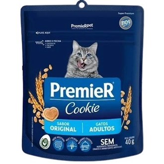Biscoito Cookies Premier Gatos 40g