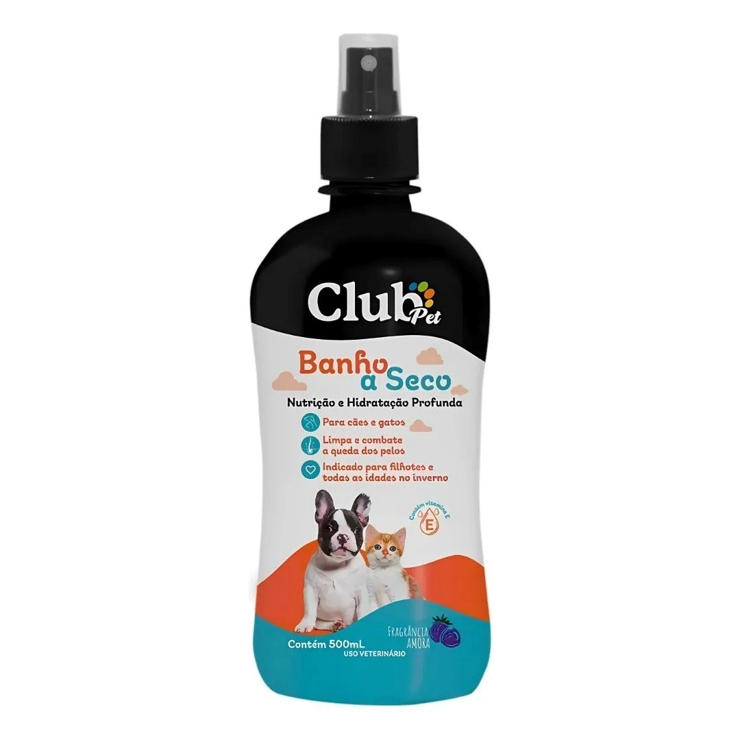 Banho Seco Nutrição e Hidratação Profunda 500 ml – Club Pet