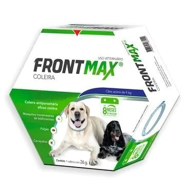 Coleira Antipulgas e Carrapatos Frontmax cães acima de 4kg