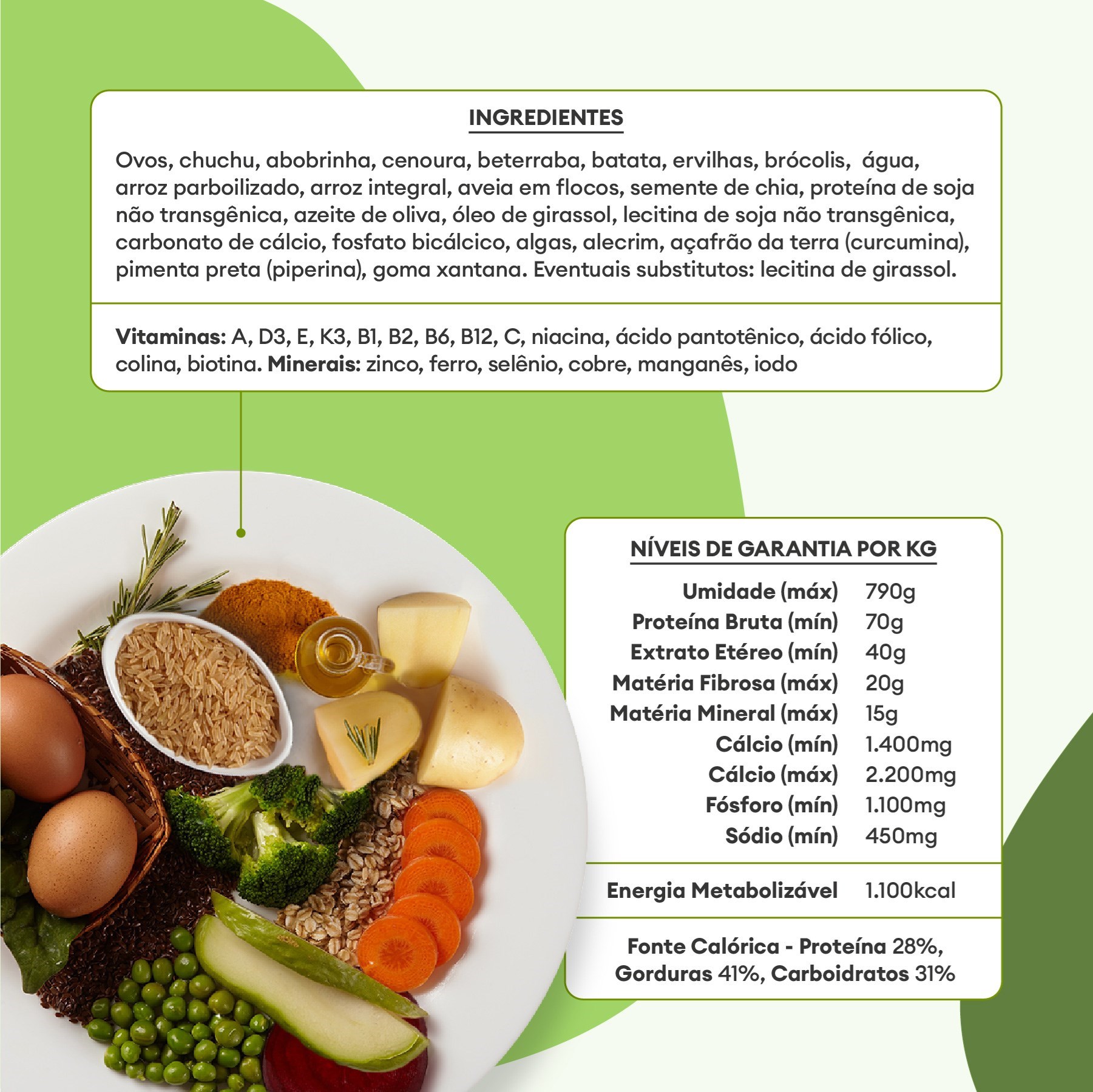 Alimentação Natural Pet Delícia Veggie Dog para Cão 320g