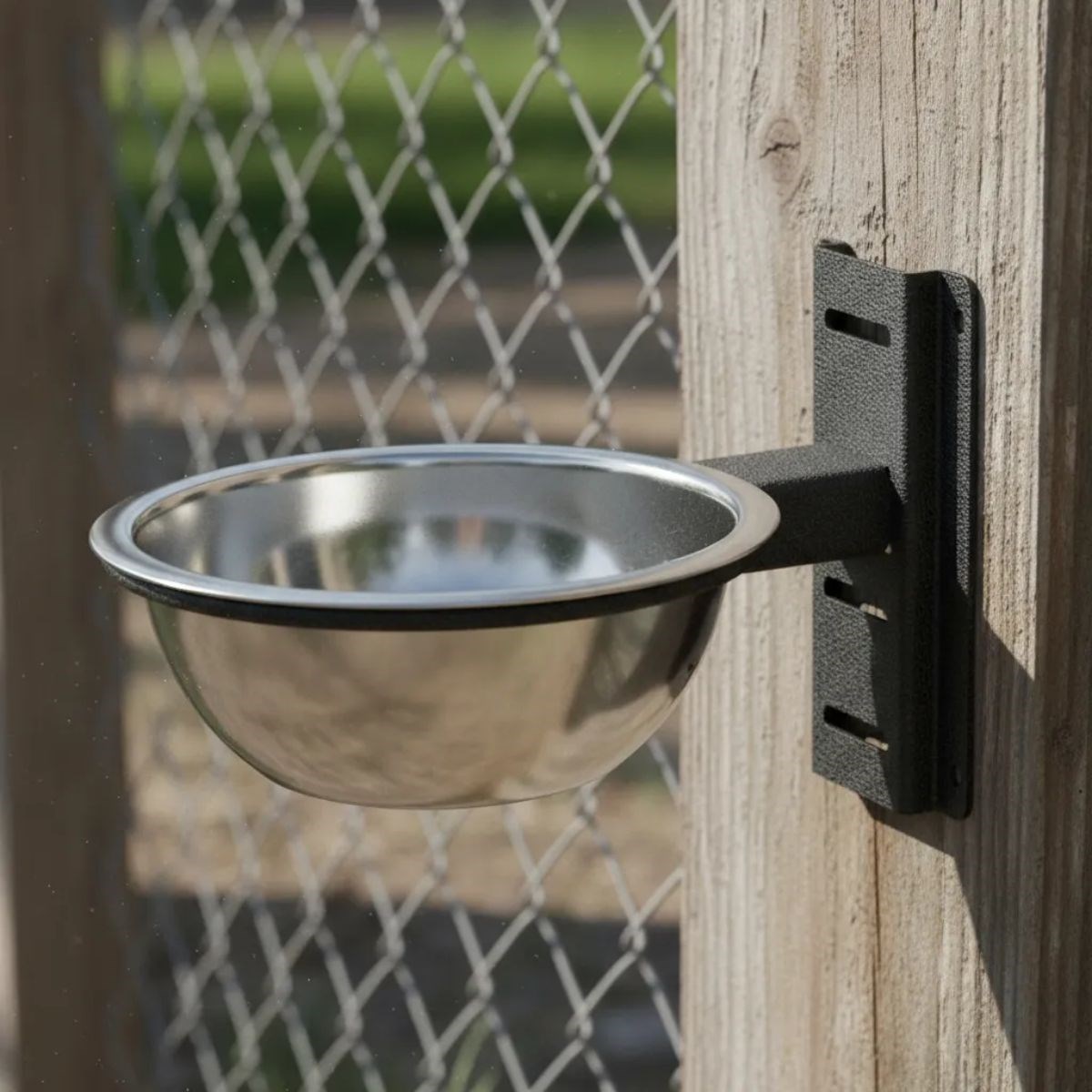 Kit Comedouro E Bebedouro Ajustável De Parede Cães E Gatos - Preto