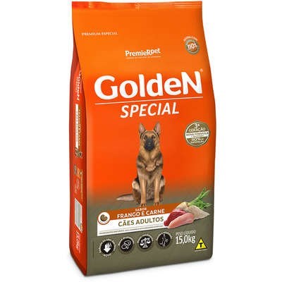 Ração Golden Special Cão Adulto Frango e Carne 15kg