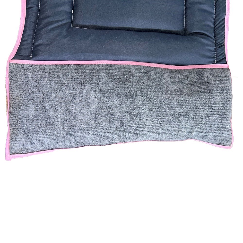 Colchonete Tapete Pet para Gatos Zoe Médio com Arranhador Rosa 