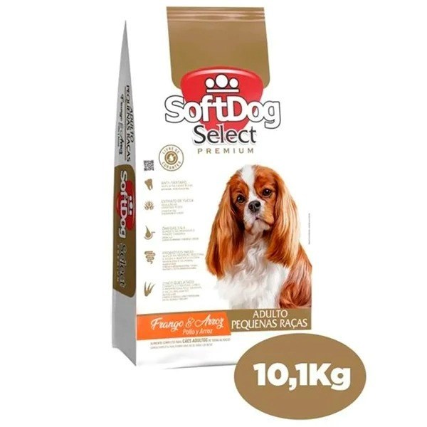 Ração SoftDog Select Premium Cão Adulto Raças Pequenas 10kg