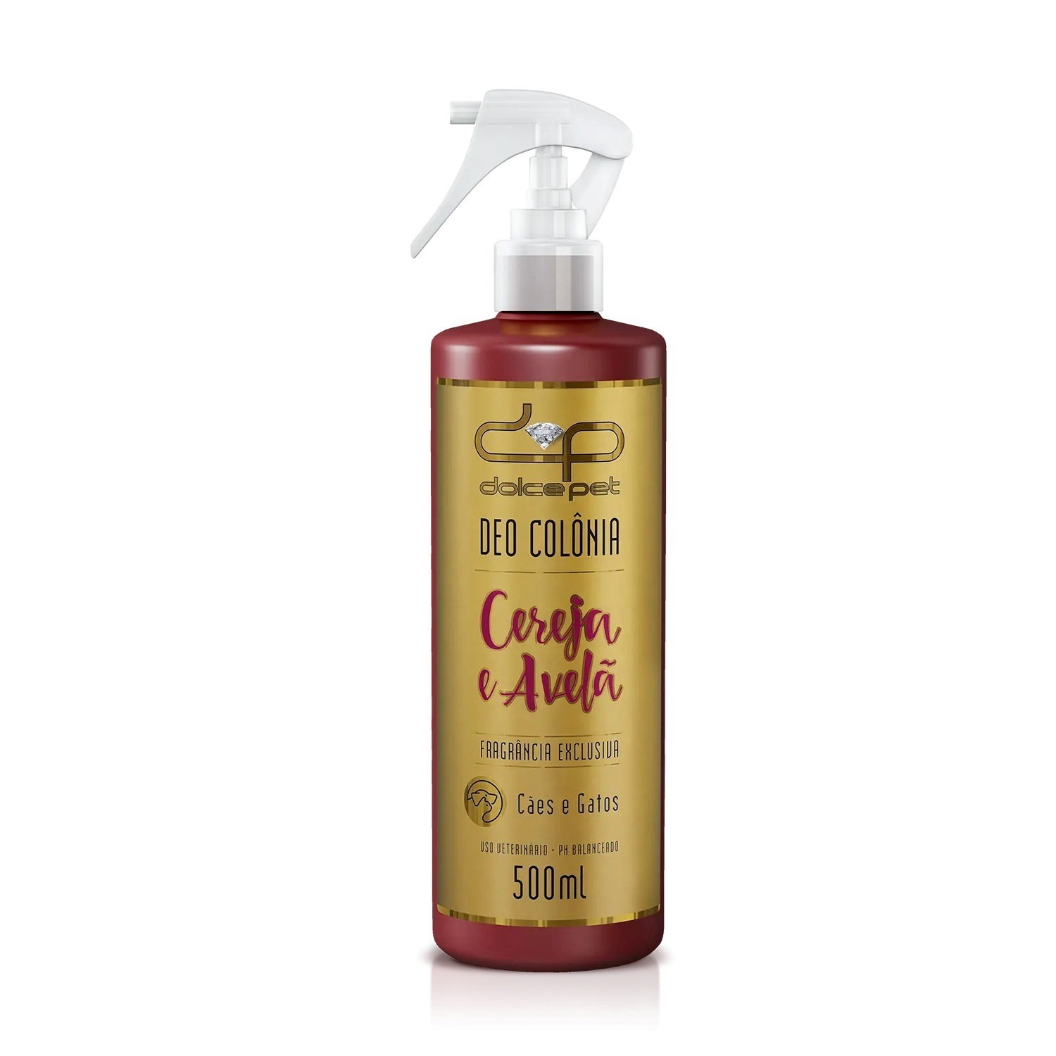 Deo Colônia Dolce Pet Cereja e Avelã 500ml