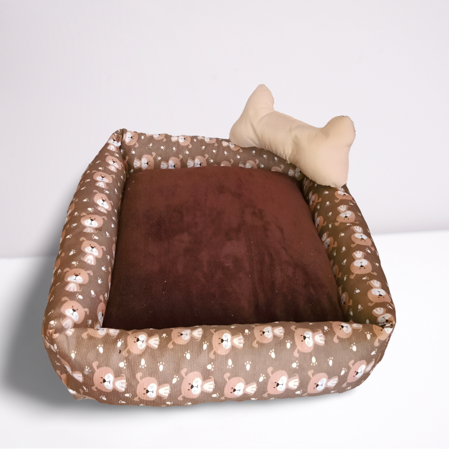 Kit Enxoval Completo para Pets Pequenos - 6 Peças em Avelã