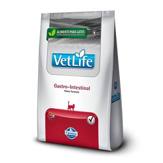 Ração Vet Life Natural Gastrointestinal para Gatos Adultos 2kg