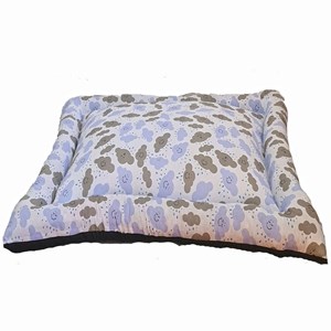 Colchonete Pet Quality Pequeno Retangular Impermeável Azul Bebê