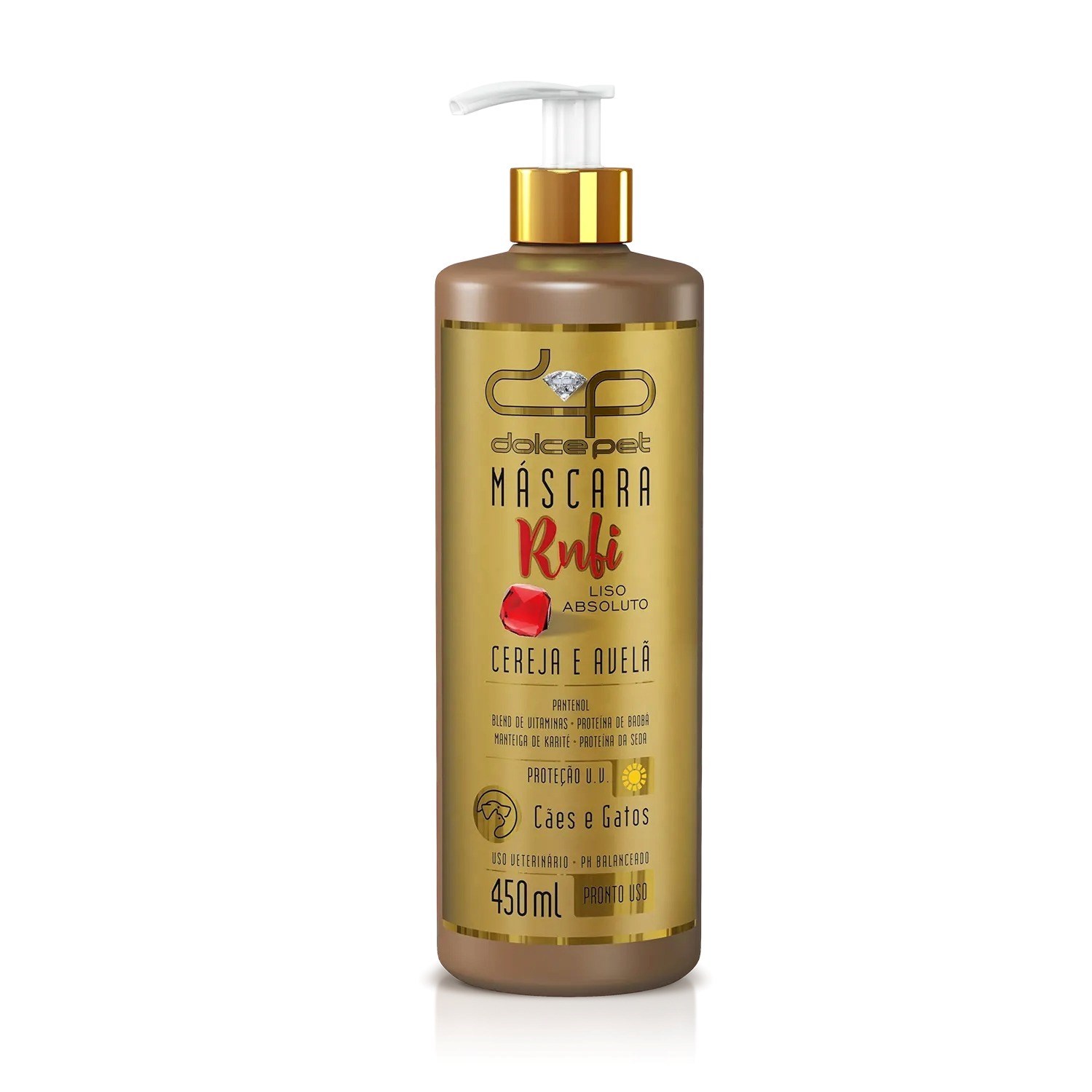 Máscara Liso Absoluto Dolce Pet Rubi 450ml