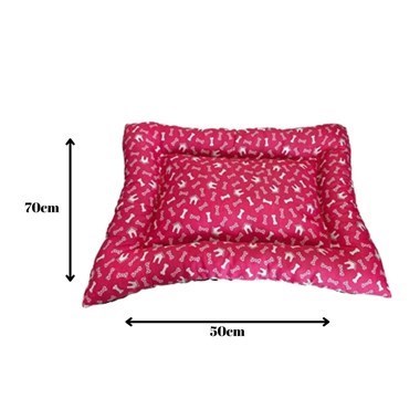 Colchonete Grande Retangular Pink para Pet Fêmea
