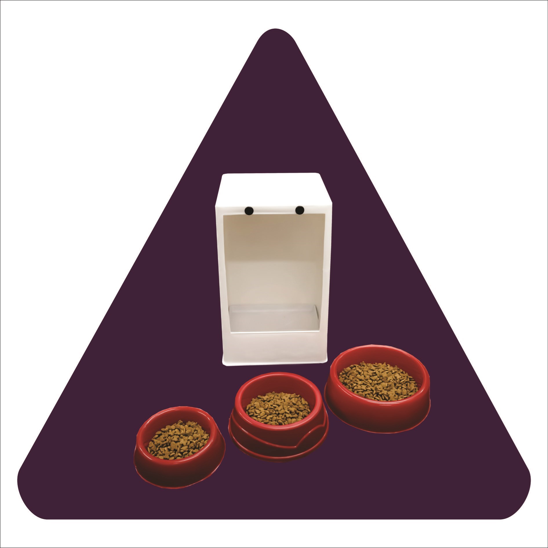 comedouro bebedouro higienico para caes protege 100% água e ração