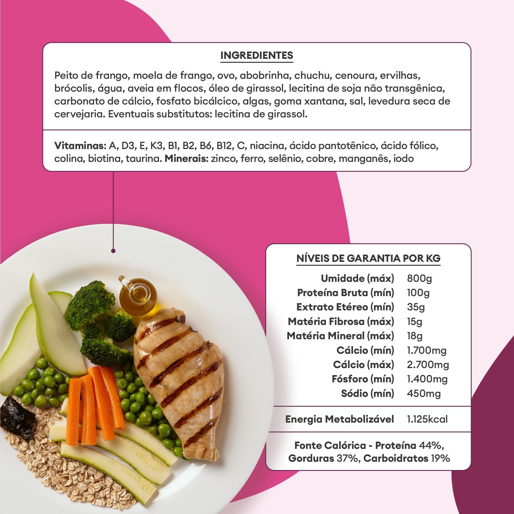 Alimentação Natural Pet Delícia Maravilha de Frango para Gato 320g