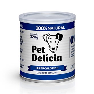 Alimentação Natural Pet Delícia Hipercalórica para Cão 320g