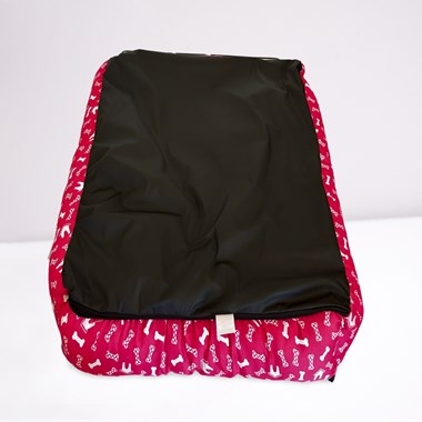 Cama Impermeável Extra Grande Quadrada para Pets Pink