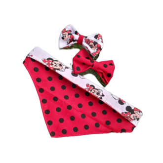Bandana Pet Dupla Face + Lacinho