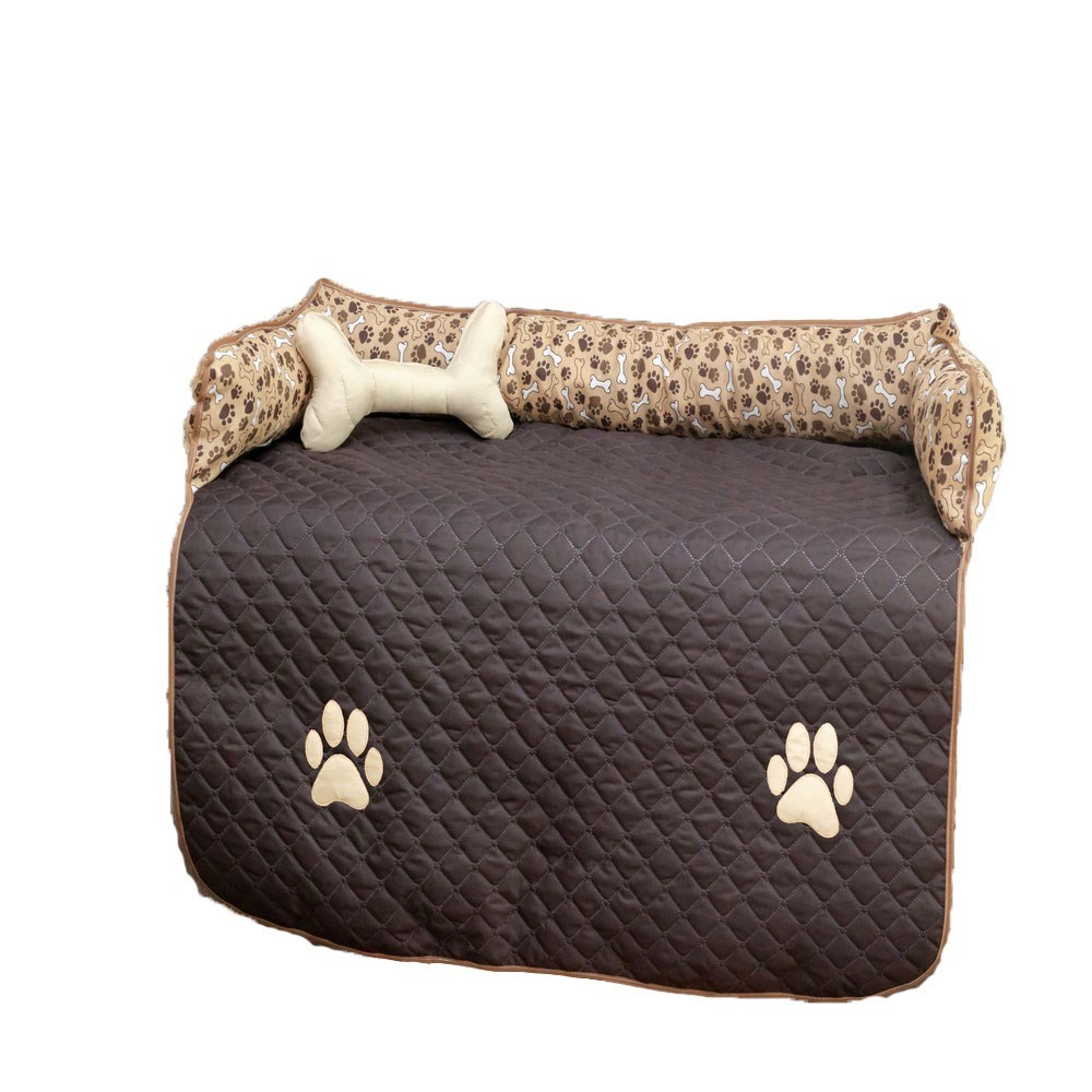 Cama Protetora Impermeável para Sofá – Grande, Marrom