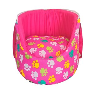 Bolsa Cama Pet 2 em 1 Impermeável para Transporte Pink