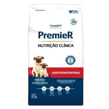 Ração Premier Nutrição Clínica Gastrointestinal Cão Raças Pequenas 10kg