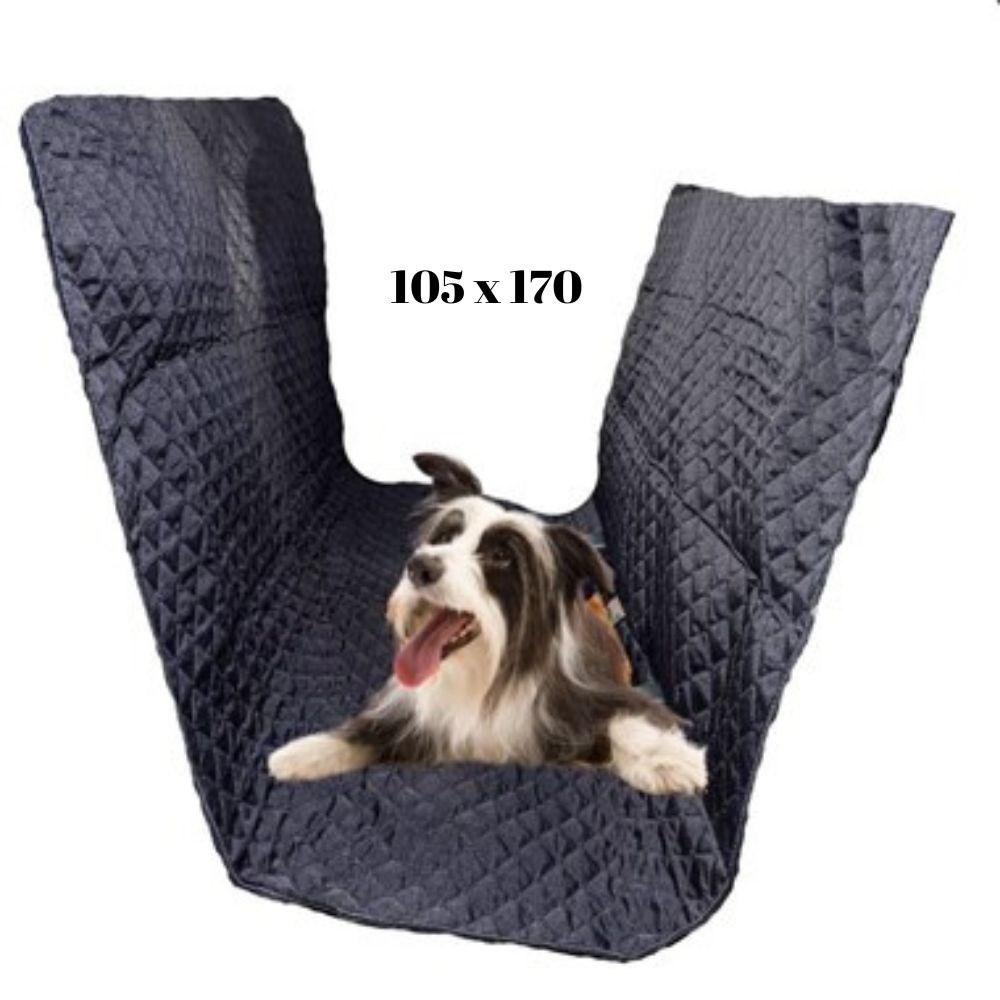 Capa Protetora de Banco Traseiro Veicular Impermeável Universal Preto 