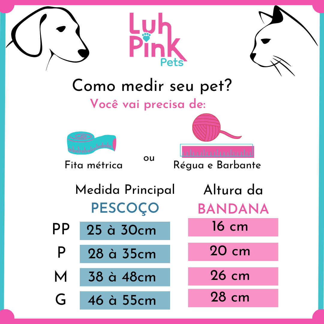 Bandana Pet - Colarinho Gala De Festa Para Pets Tam: P