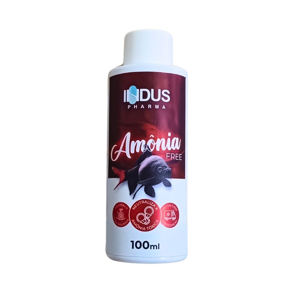 AMÔNIA FREE 100 ML - REMOVEDOR DE AMÔNIA- TRATA 800 L