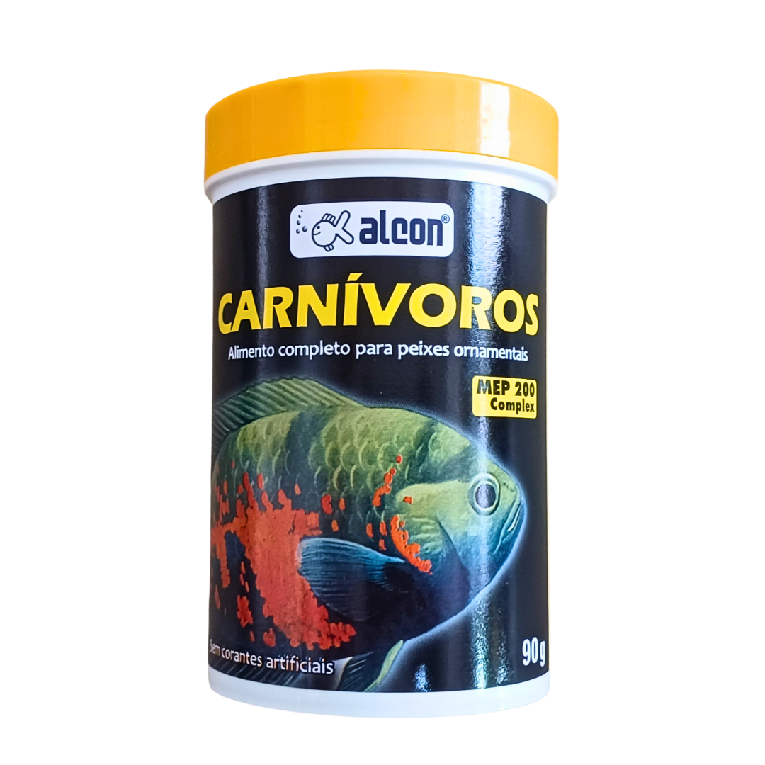 RAÇÃO ALCON CARNÍVOROS 90 G PARA PEIXES ORNAMENTAIS