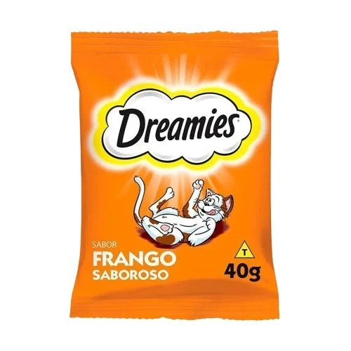Petisco de Gato Dreamies Sabores Frango 40g