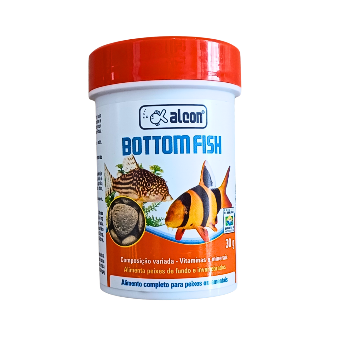 RAÇÃO ALCON BOTTOM FISH 30G PEIXES DE FUNDO