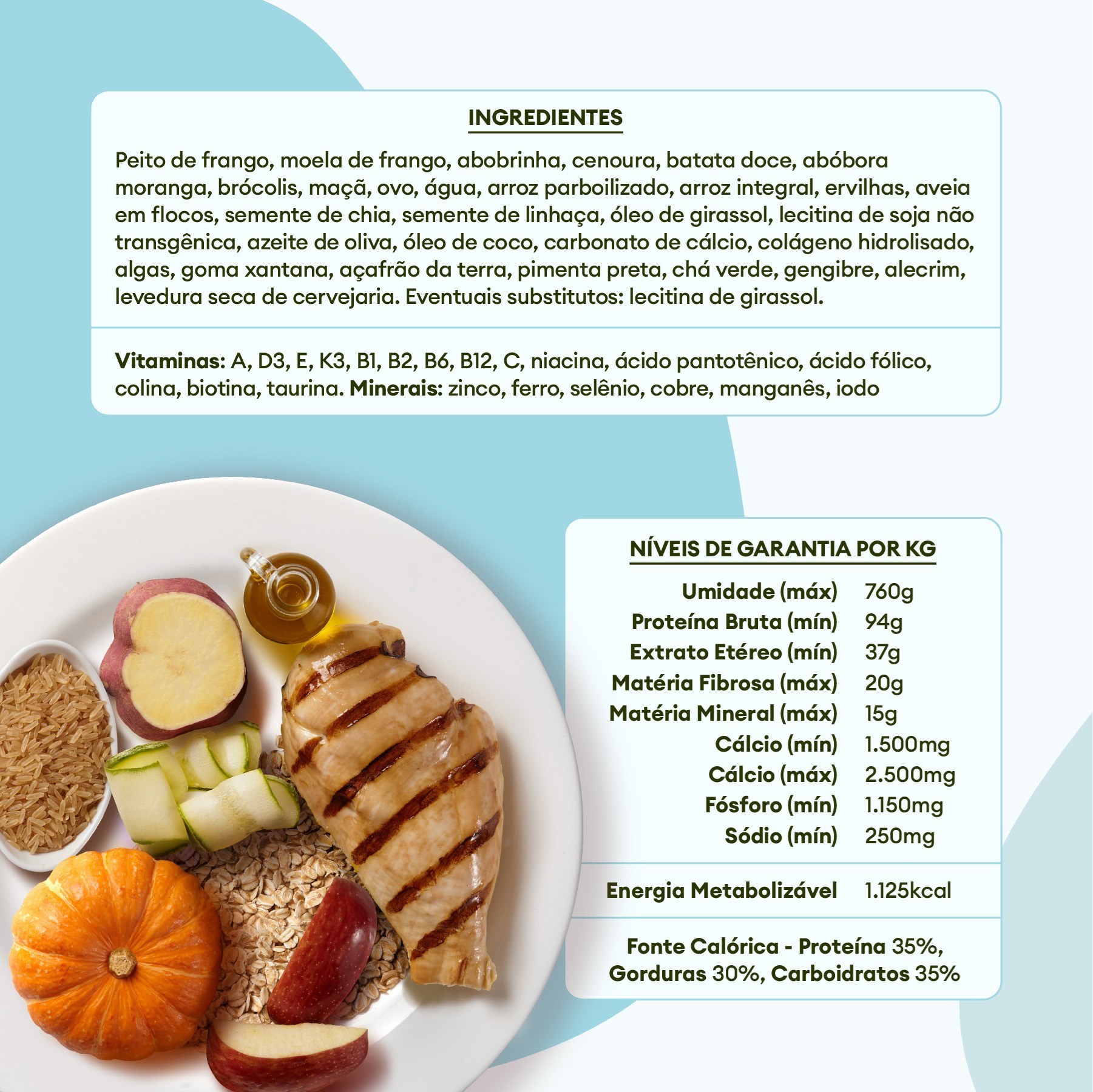 Alimentação Natural Pet Delícia Sênior Cão 320g 