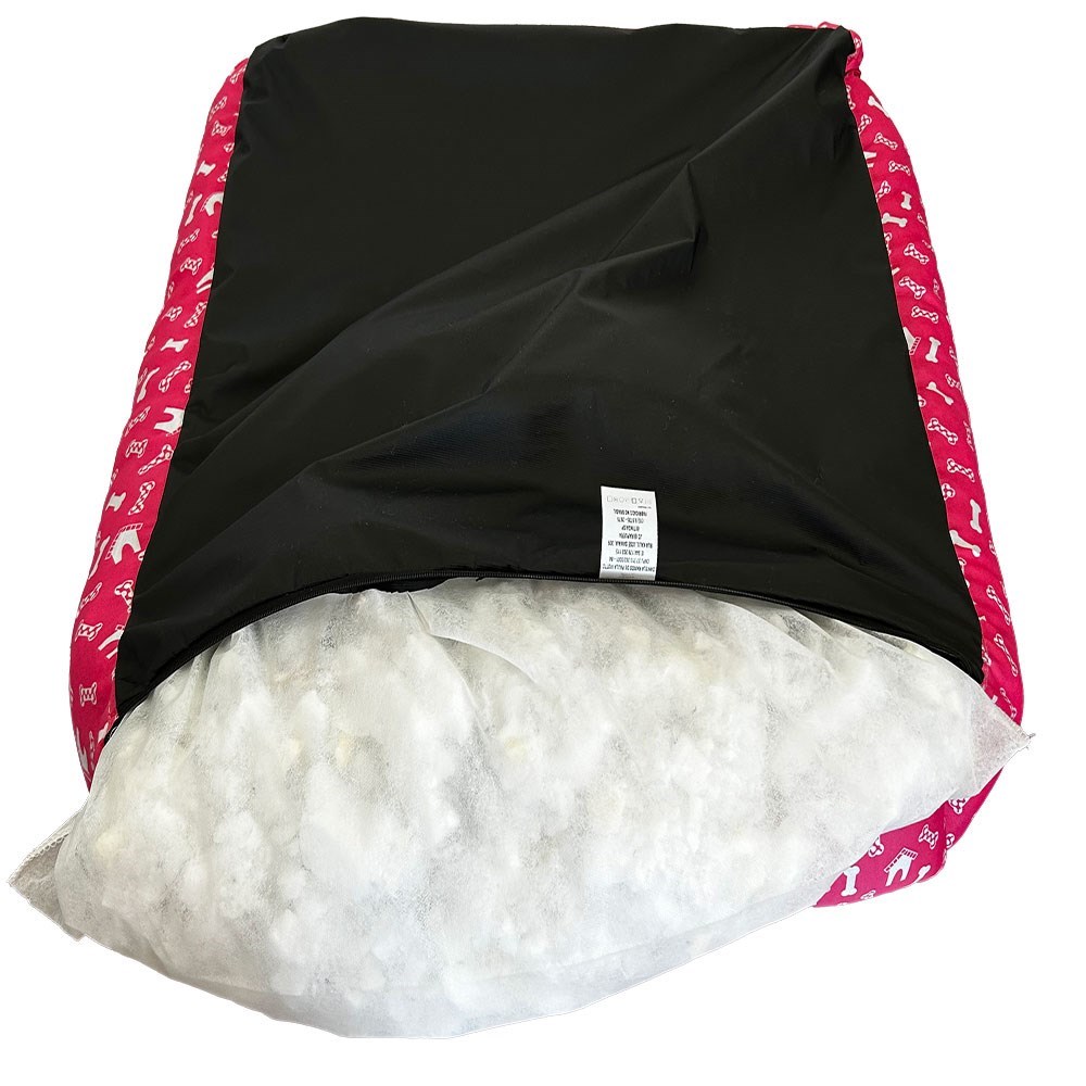 Cama Impermeável Extra Grande Quadrada para Pets Pink